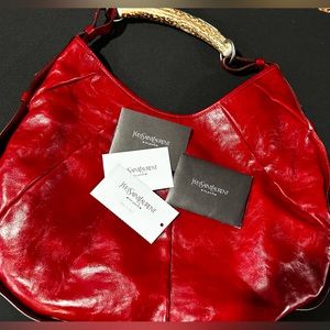 YSL Mombasa Horn Satchel